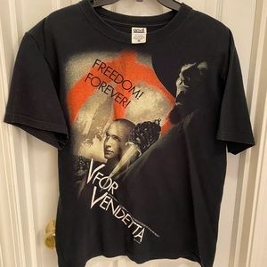 Vintage V for Vendetta T-shirt Movie Promo two-sided Hard to Find